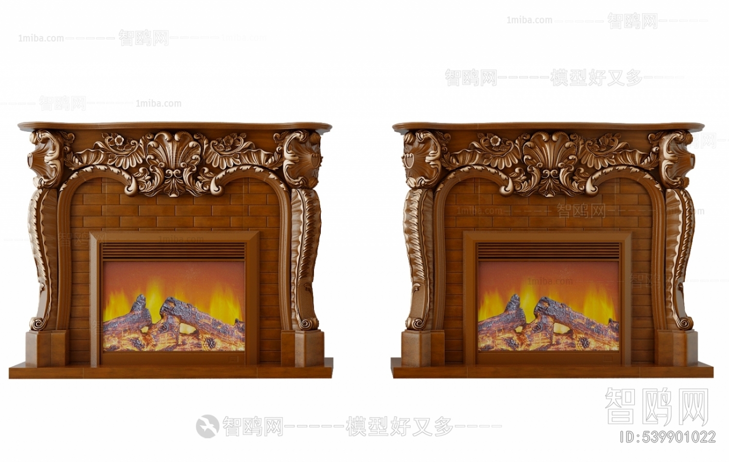 European Style Fireplace