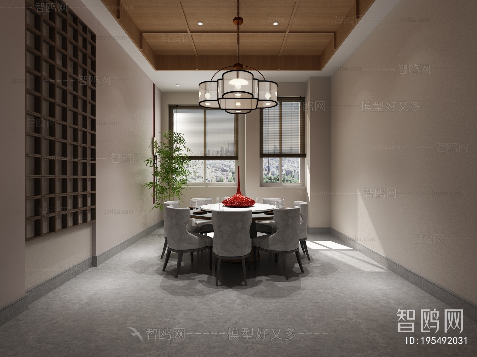 New Chinese Style Dining Room