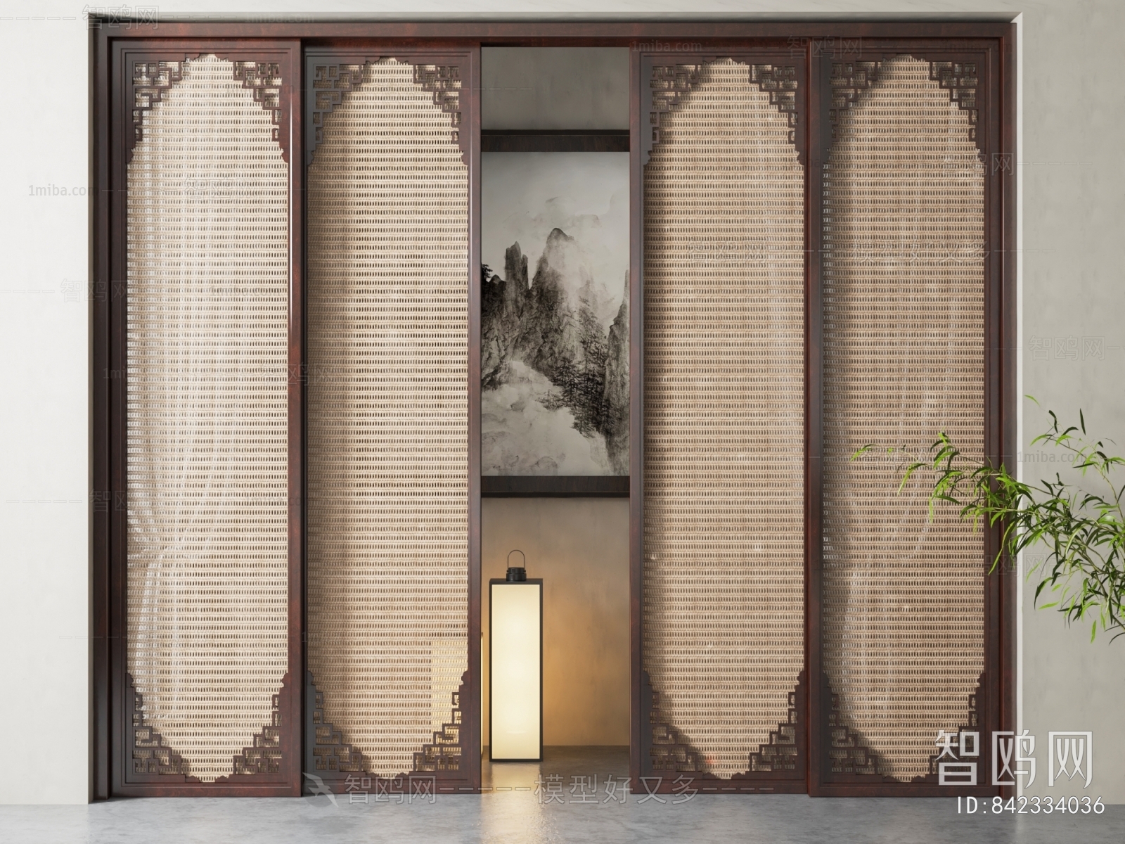 New Chinese Style Chinese Style Sliding Door