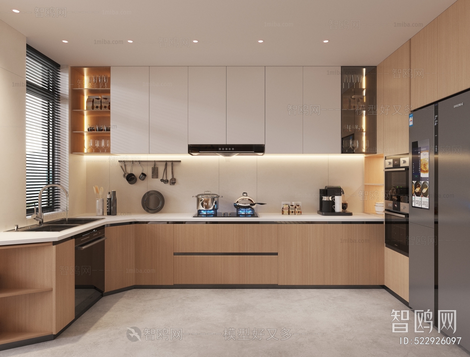 Japanese Style Open Kitchen