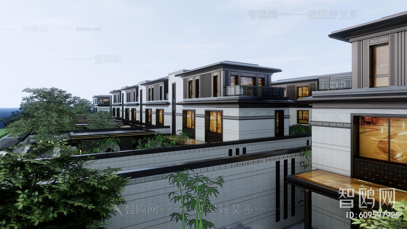 New Chinese Style Townhouse