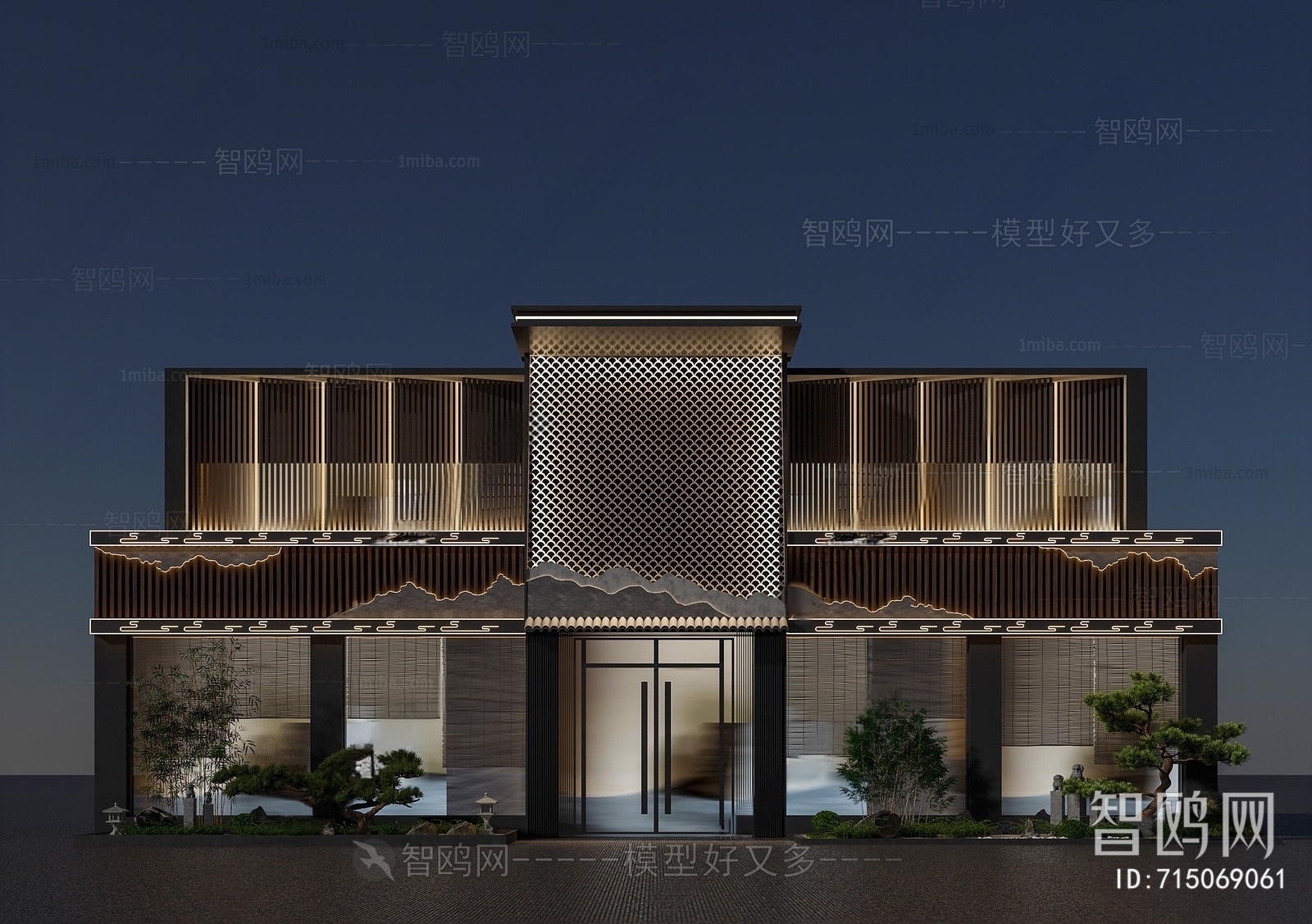 New Chinese Style Facade Element