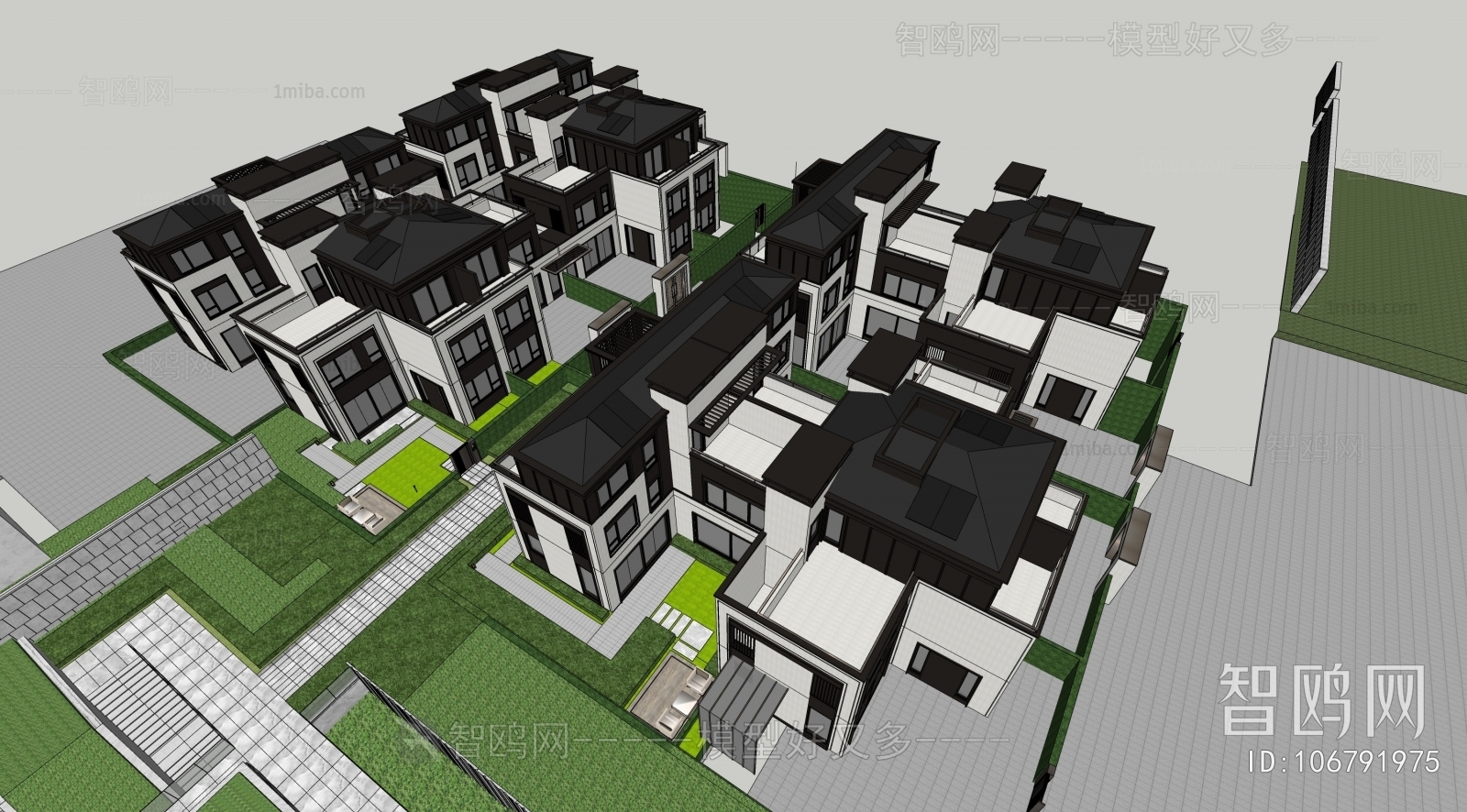 New Chinese Style Townhouse