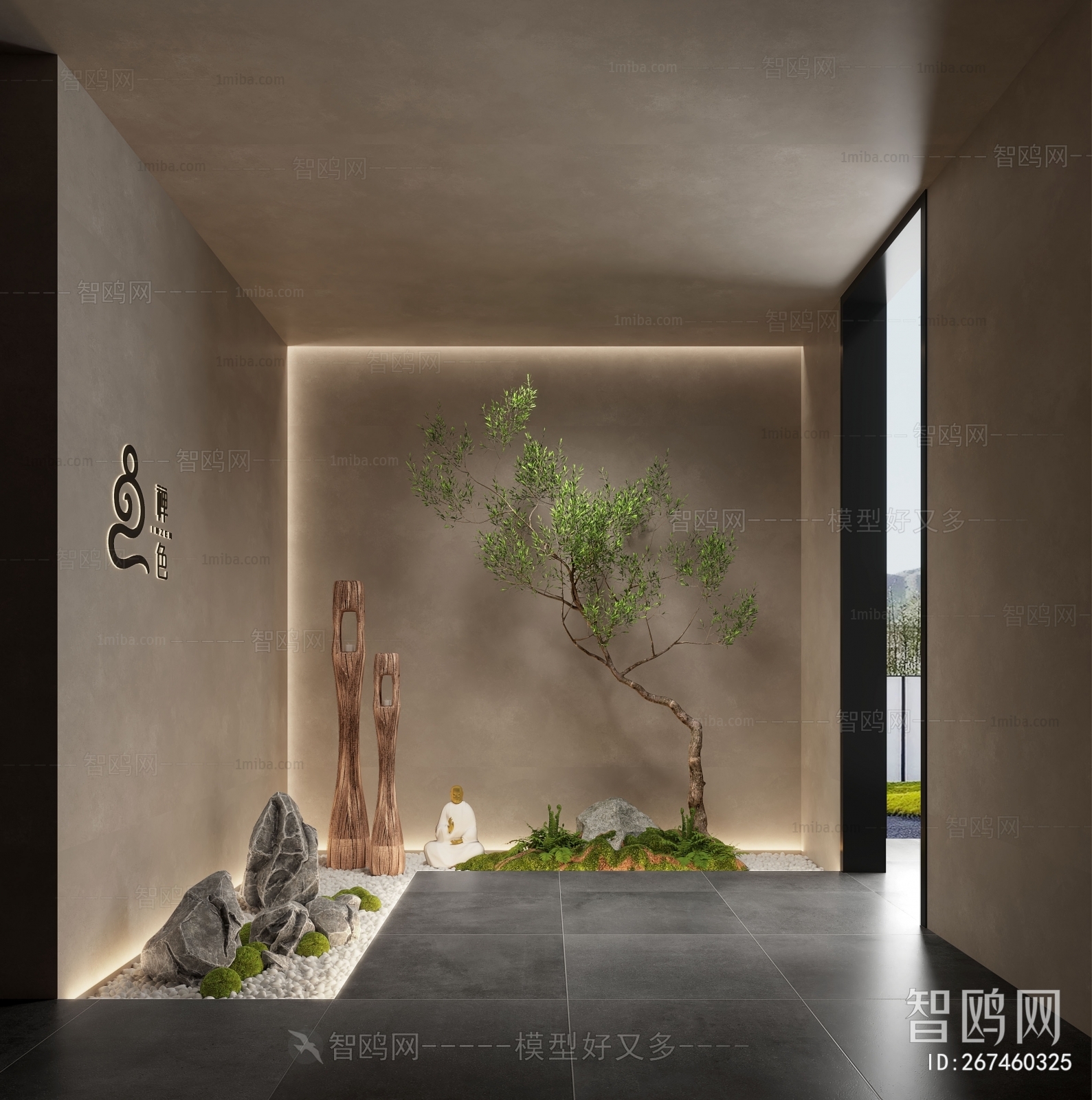 New Chinese Style Plant Landscaping