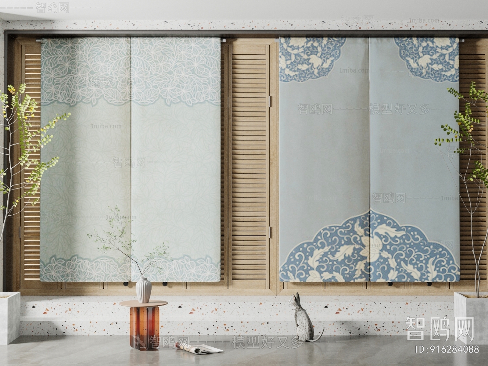 New Chinese Style Door Curtain