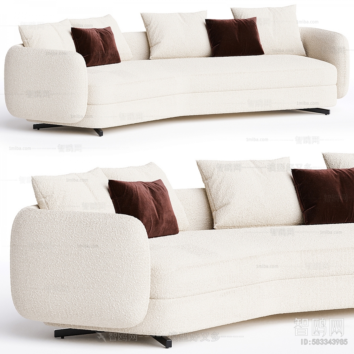 Modern Curved Sofa