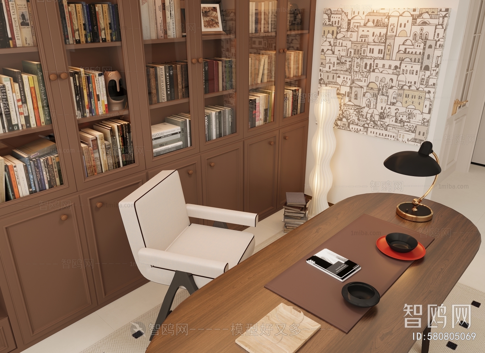 French Style Study Space