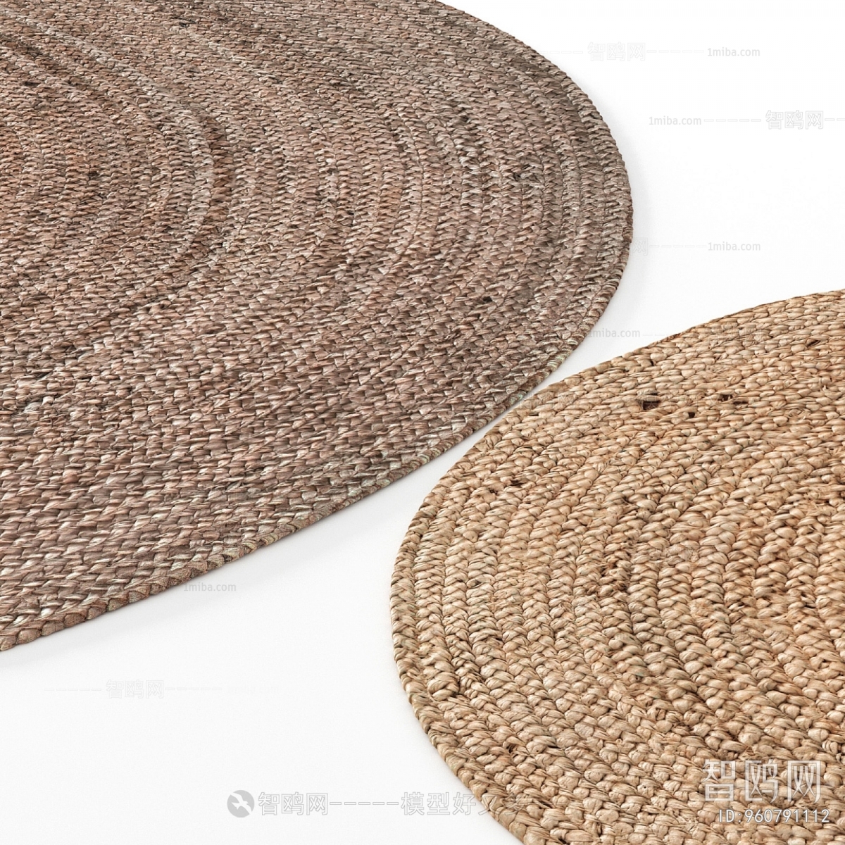 Wabi-sabi Style Circular Carpet