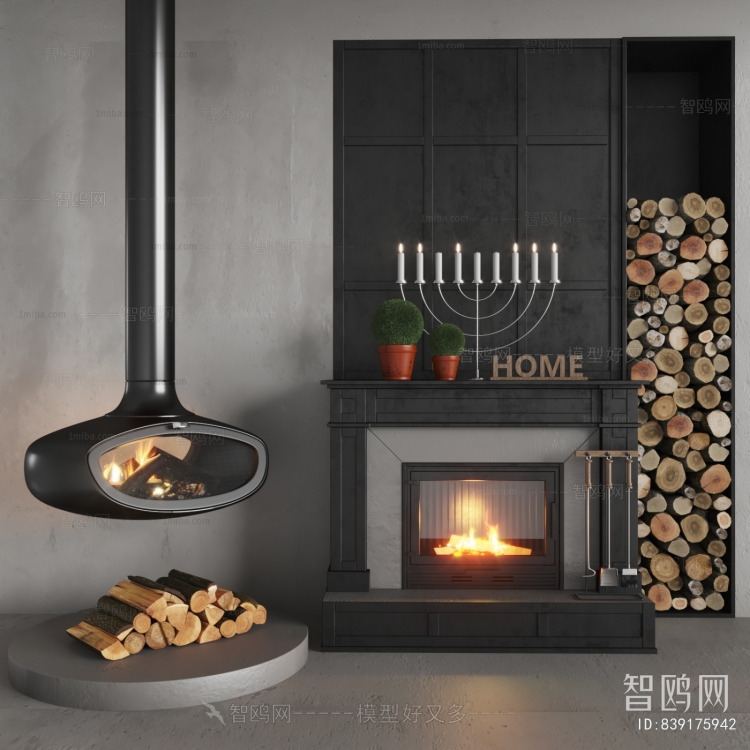 Modern Fireplace