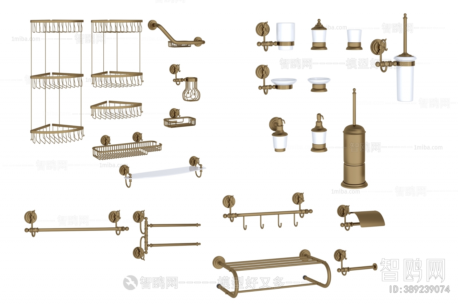 Nordic Style Bathroom Rack