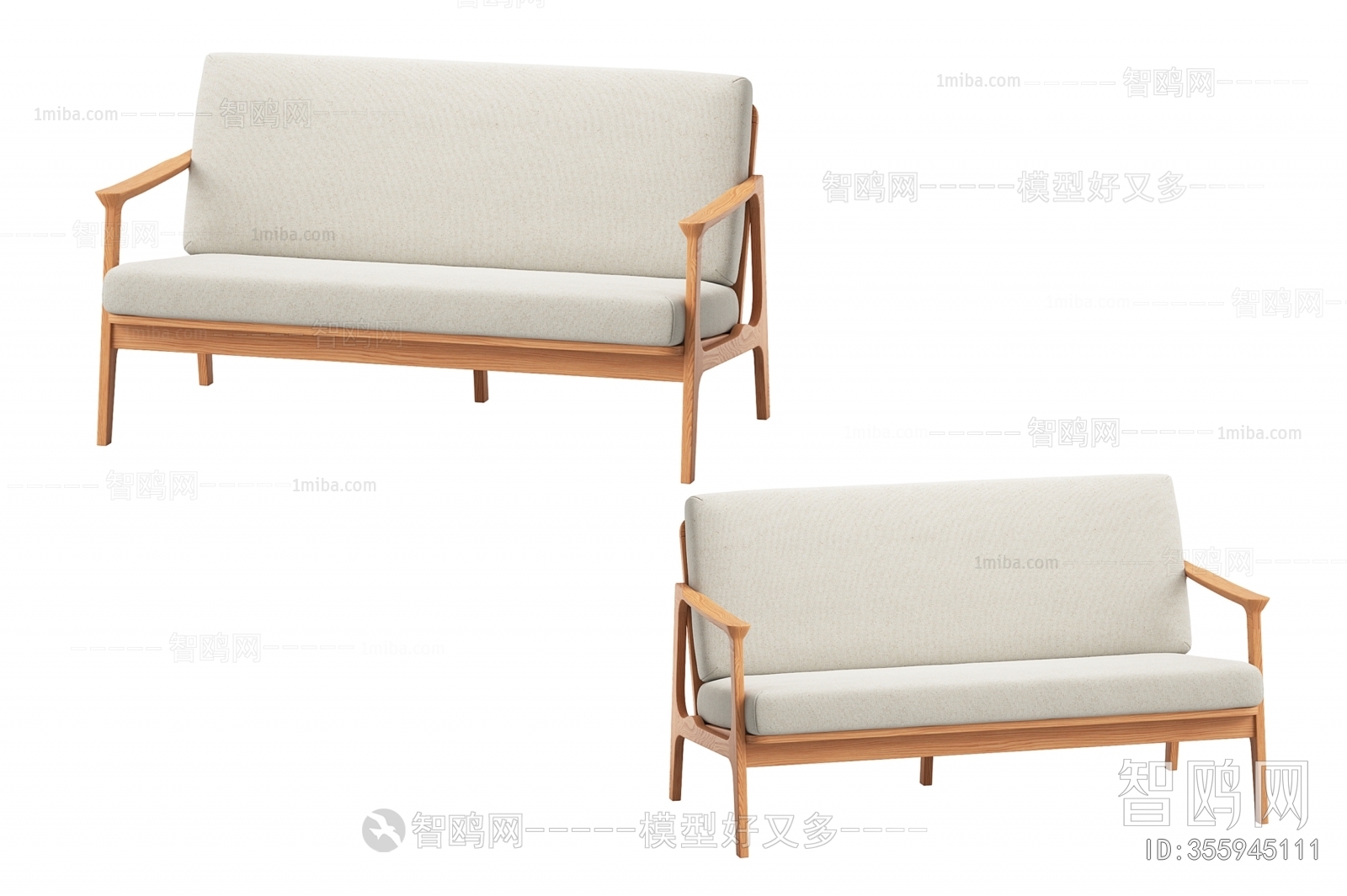 Nordic Style A Sofa For Two