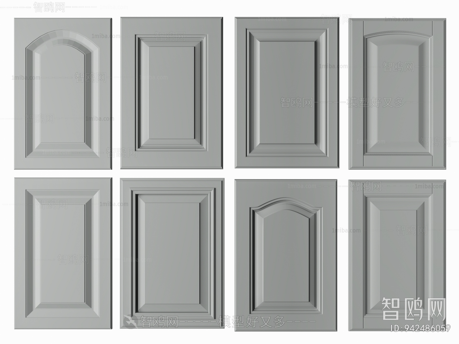 Simple European Style Door Panel