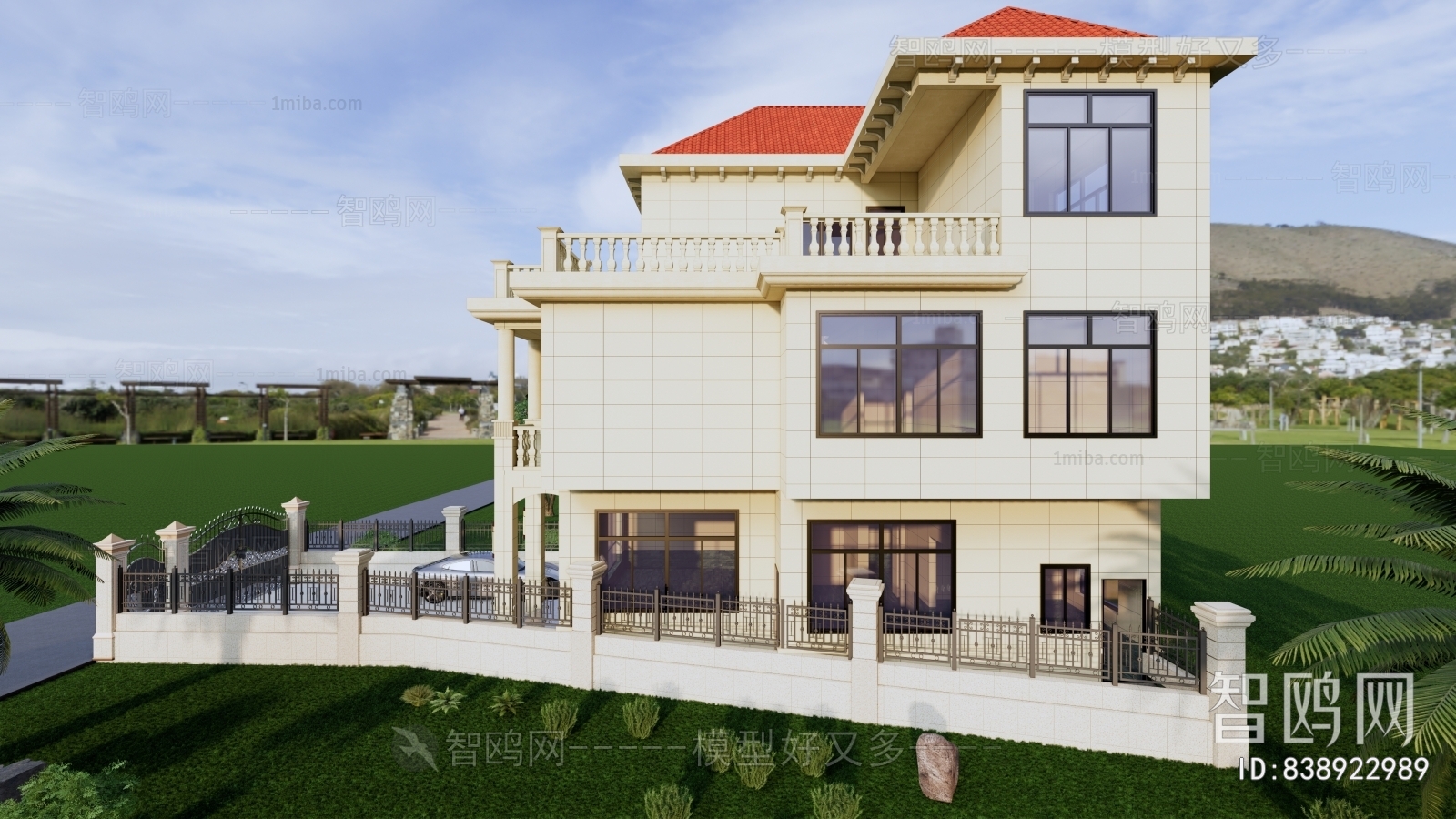 Simple European Style Detached Villa