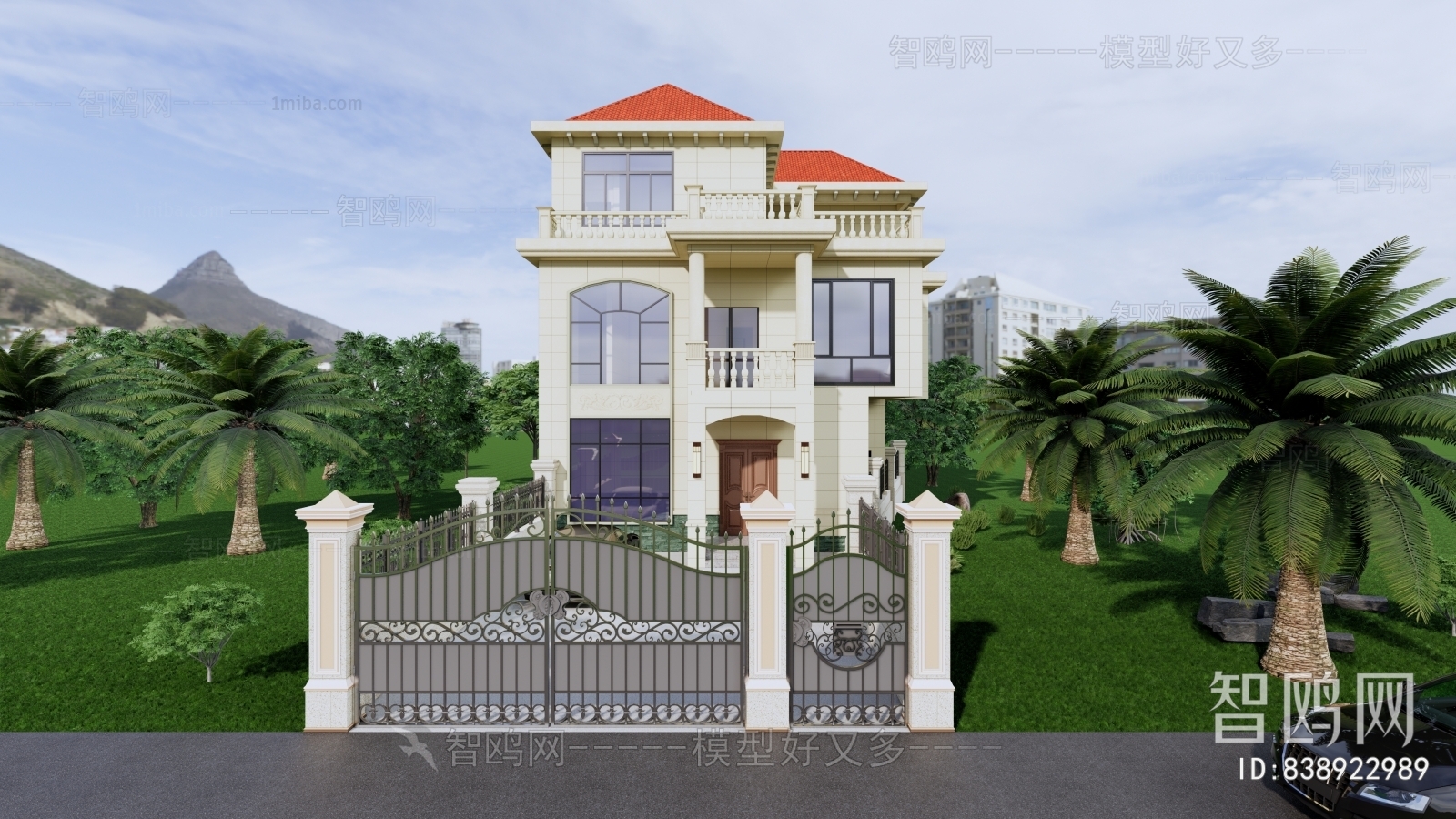 Simple European Style Detached Villa