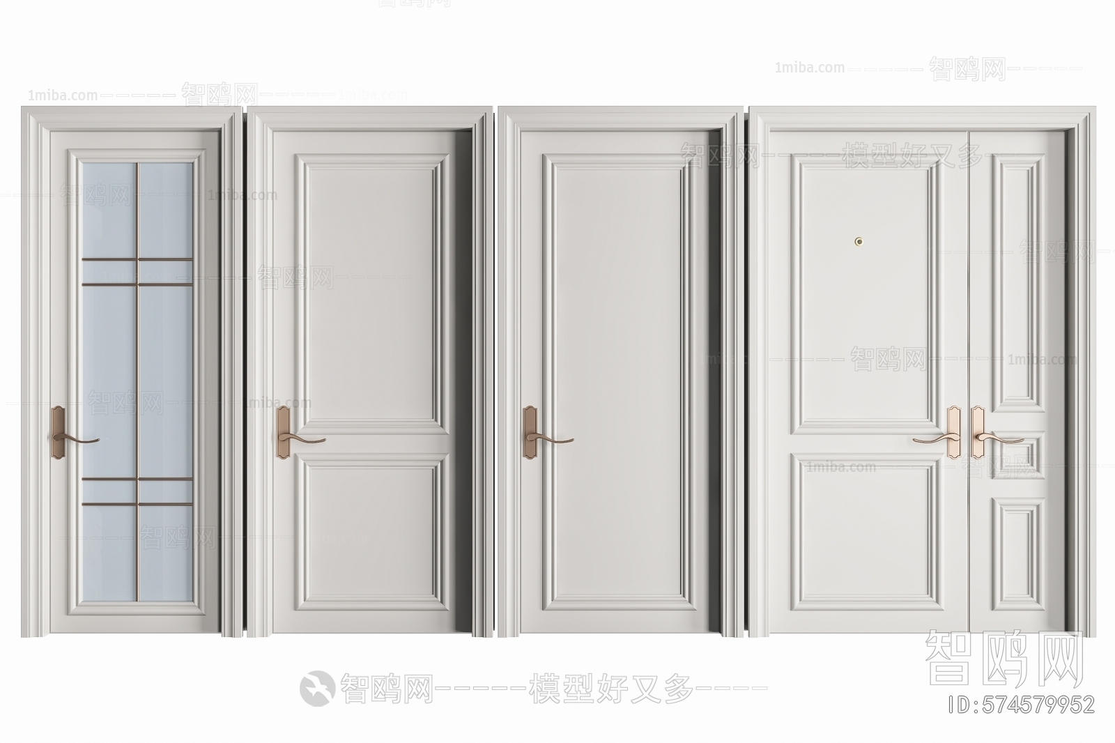 Simple European Style Door