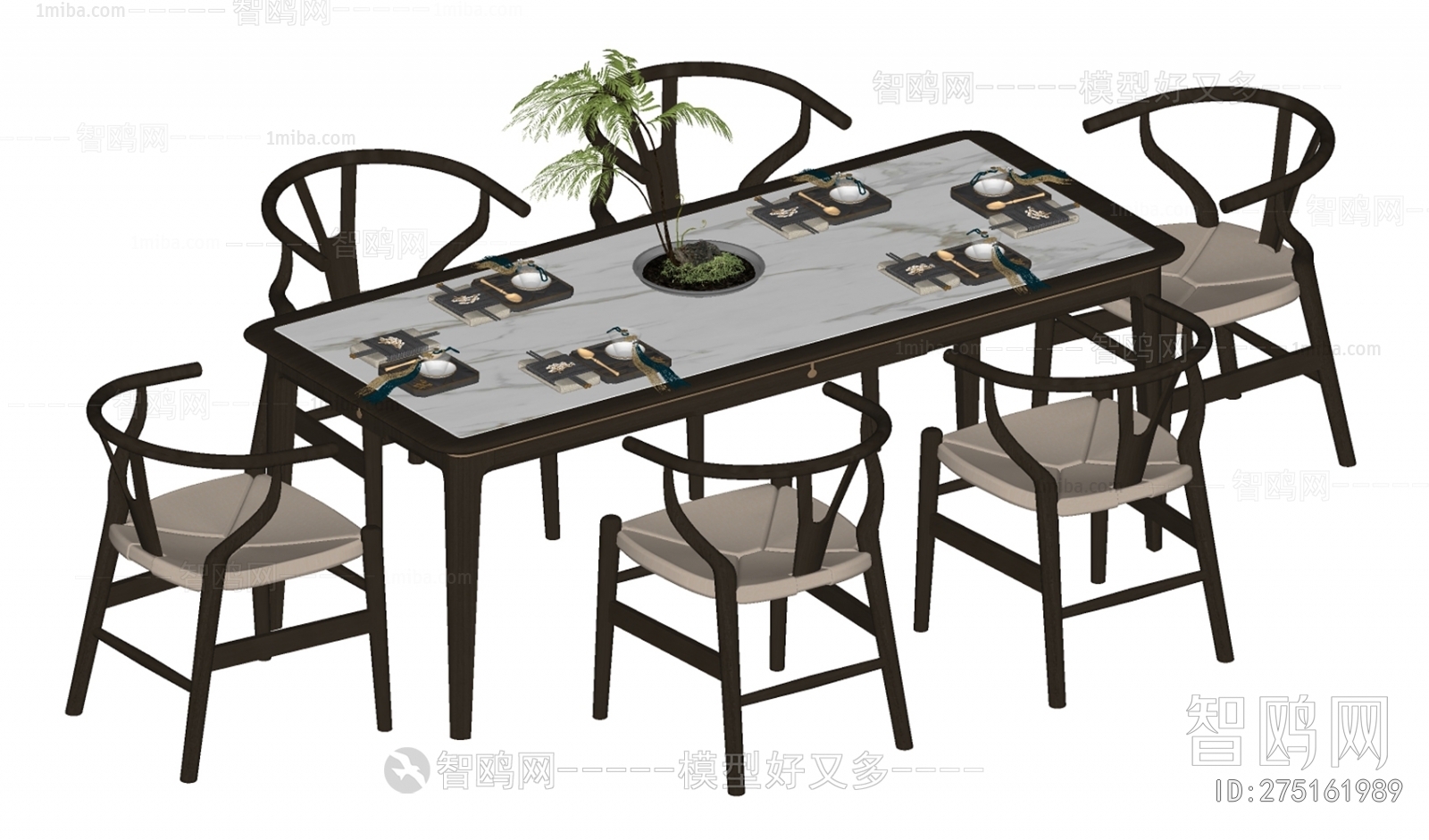 New Chinese Style Dining Table And Chairs