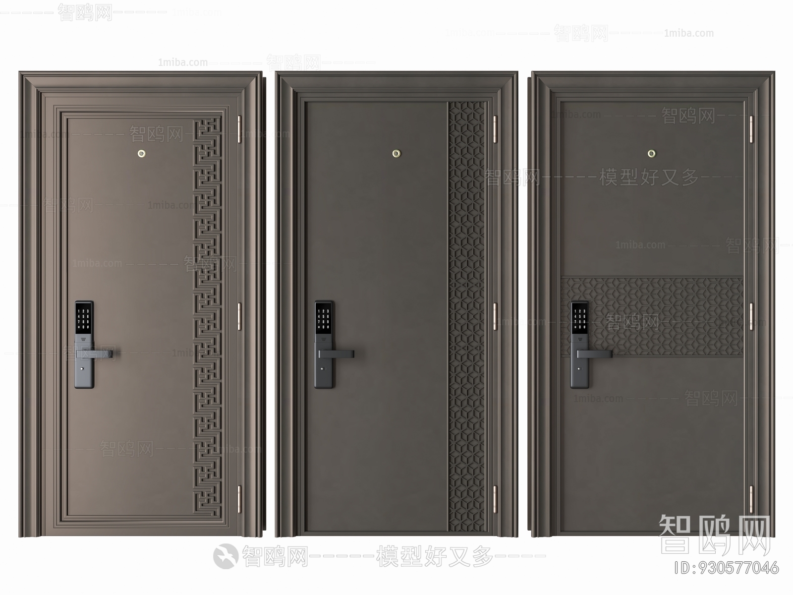 New Chinese Style Entrance Door