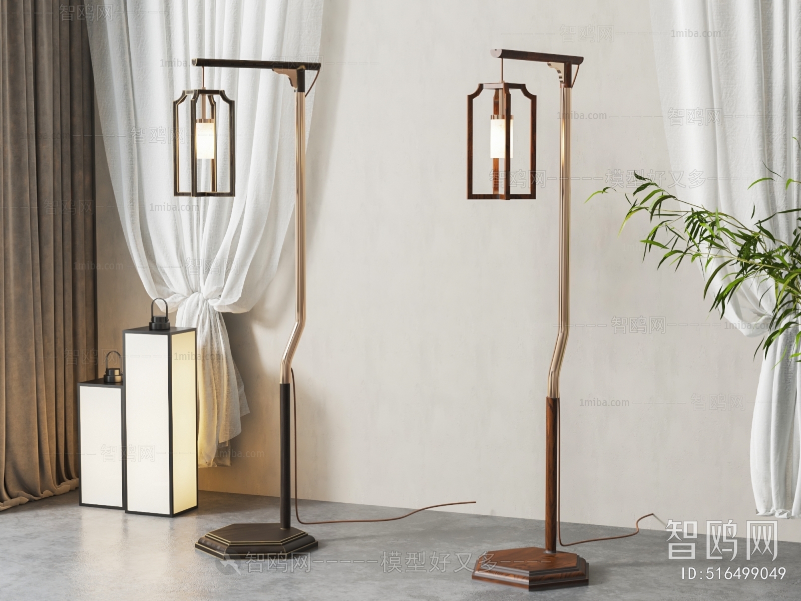 New Chinese Style Floor Lamp