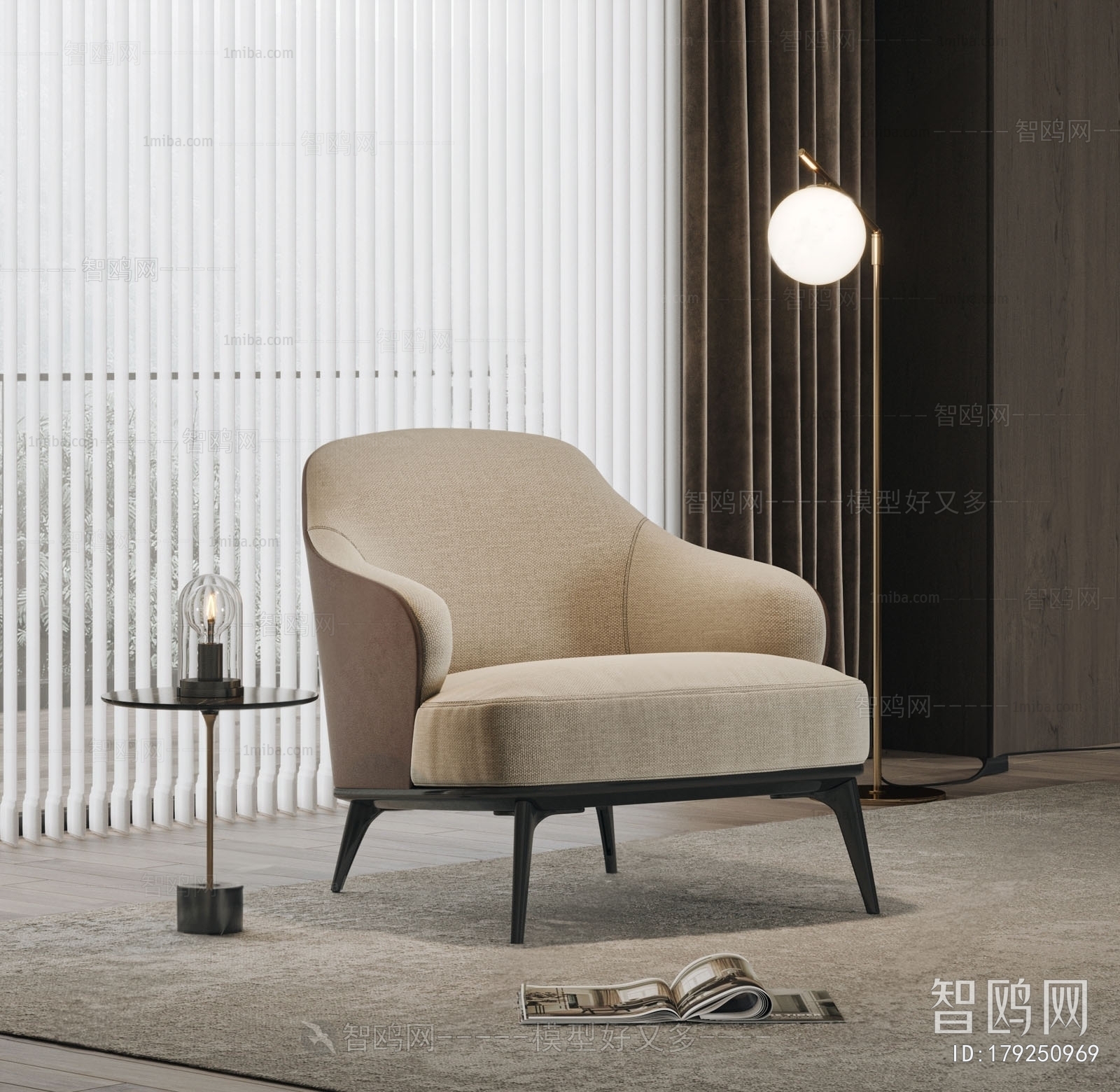 MINOTTI 现代休闲椅