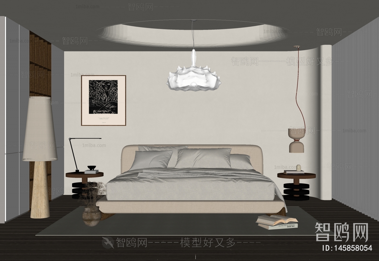 Wabi-sabi Style Bedroom