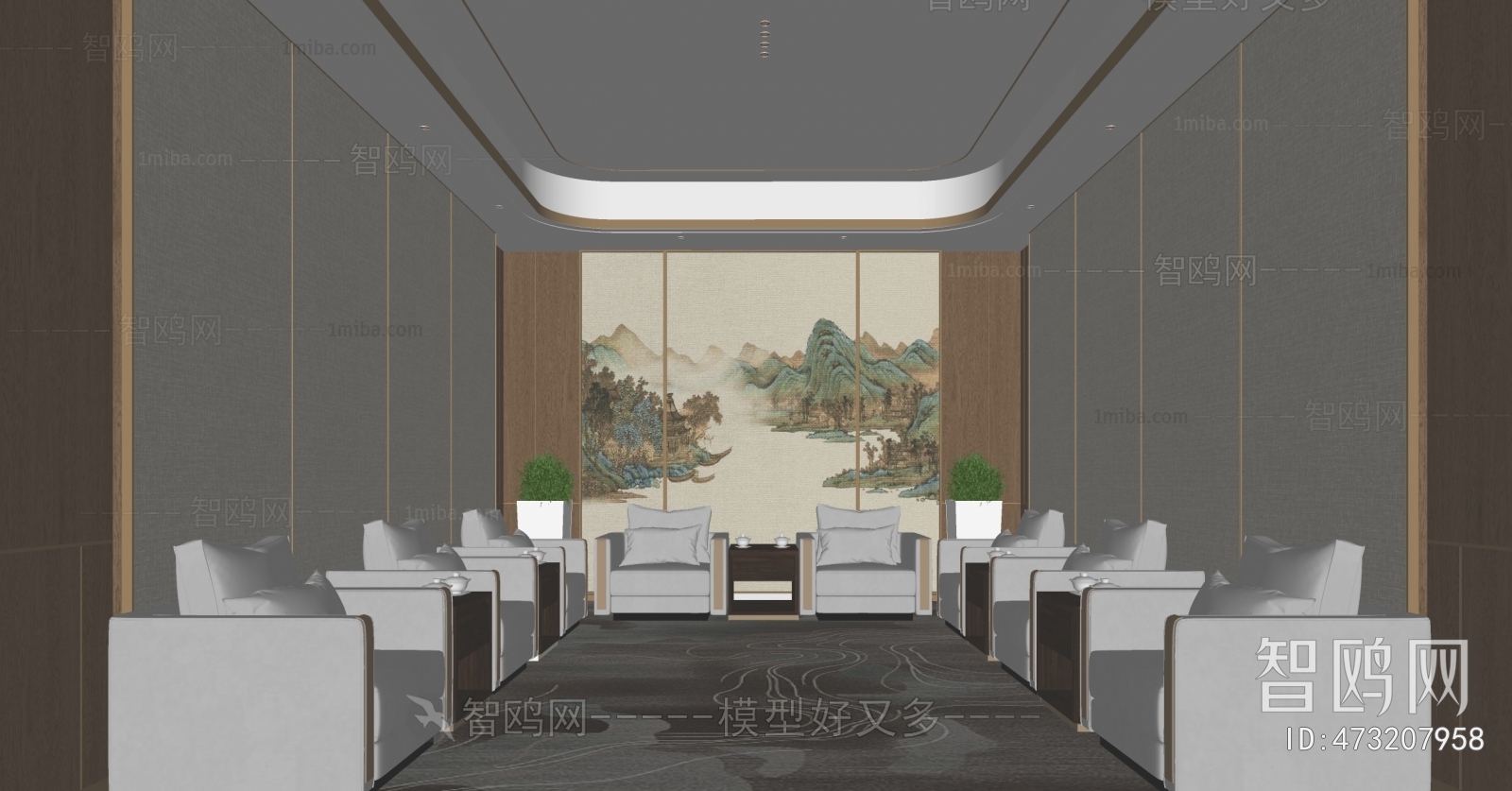 新中式会客厅