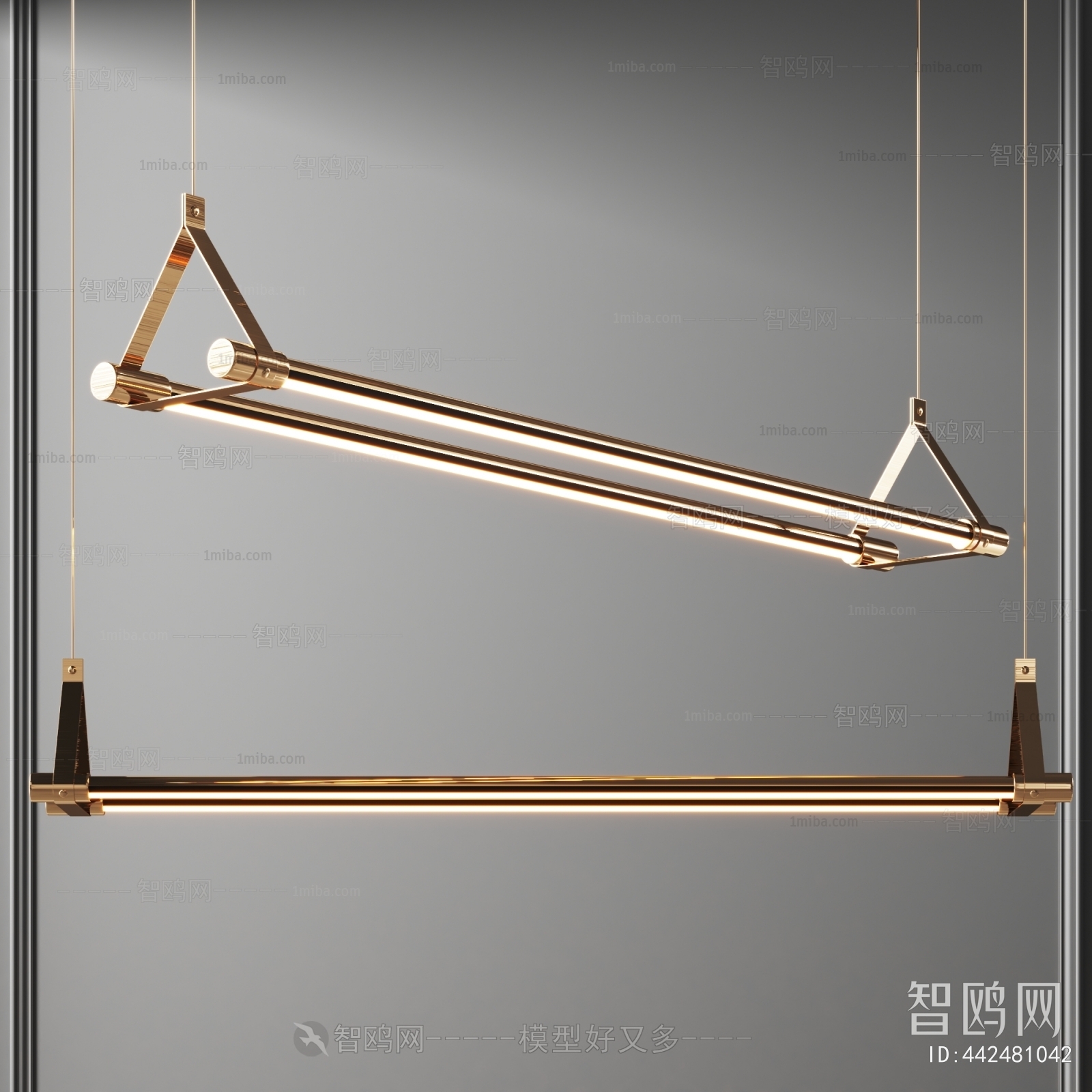 Modern Long Chandelier