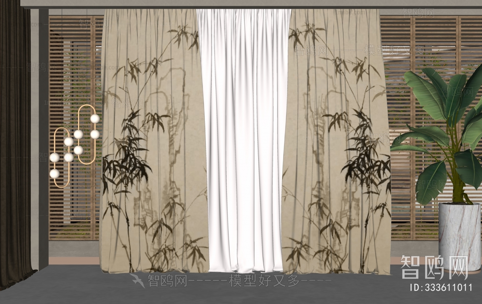 New Chinese Style The Curtain