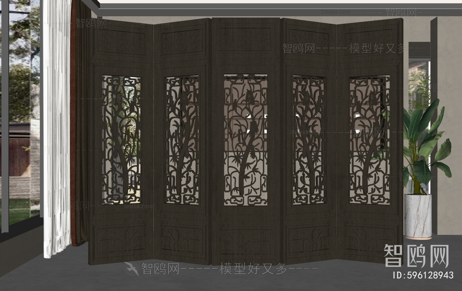 Chinese Style Partition