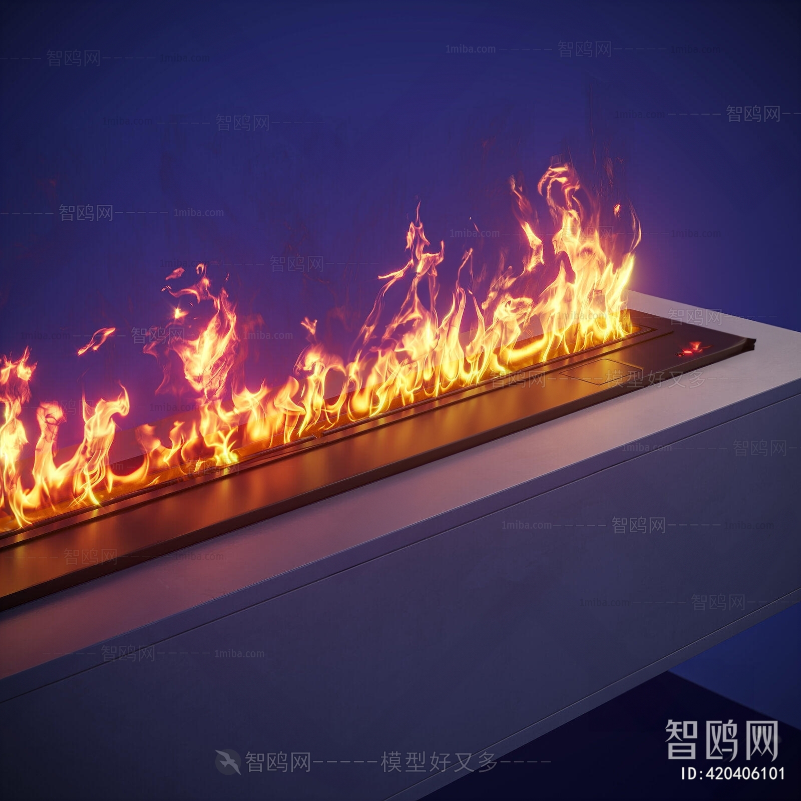 Modern Electronic Fireplace