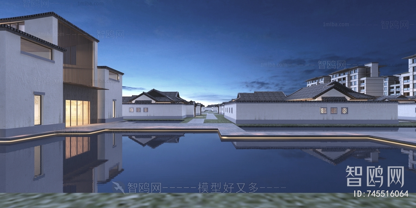 Chinese Style Villa Appearance