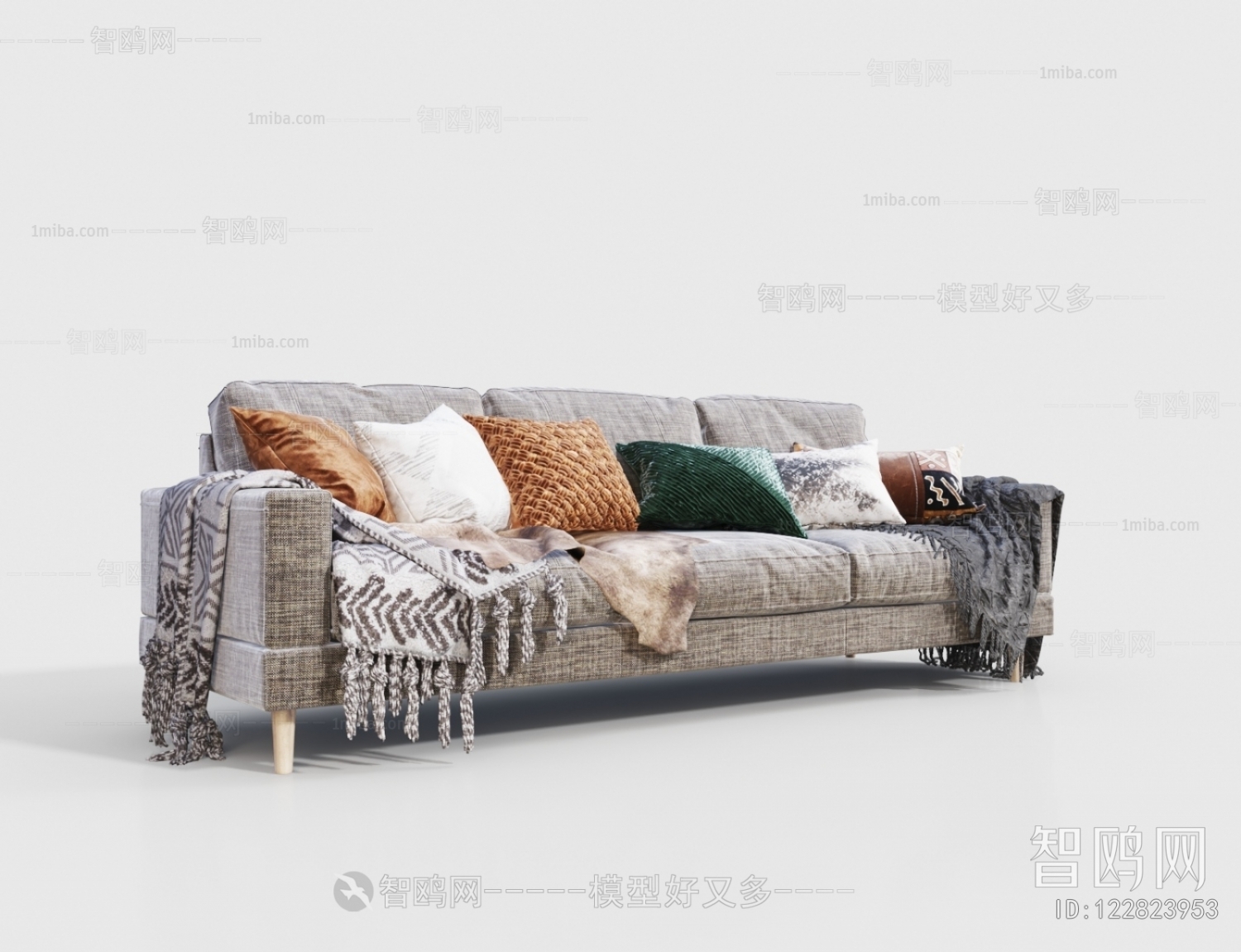 Modern Three-seat Sofa