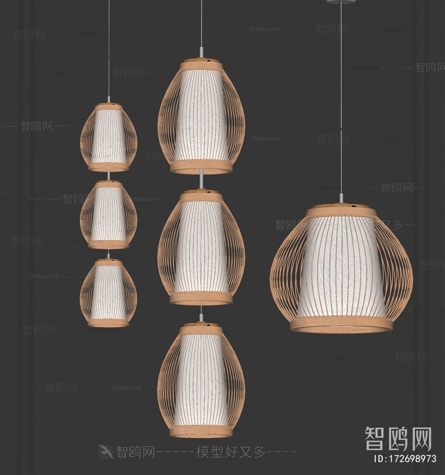 新中式灯笼吊灯