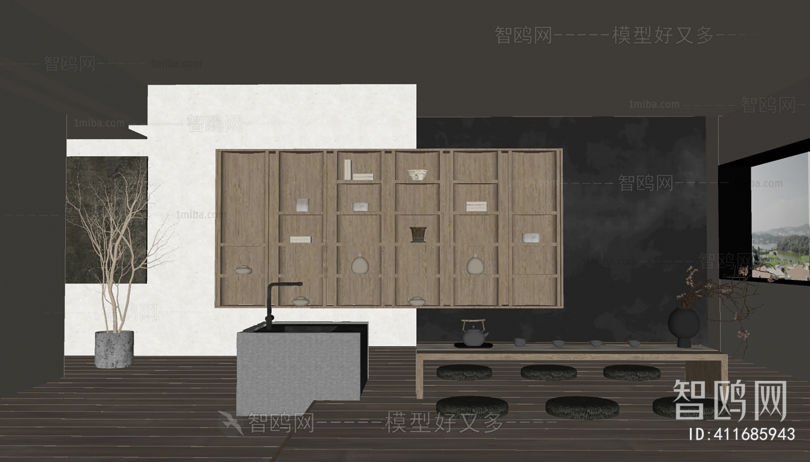 Wabi-sabi Style Tea House