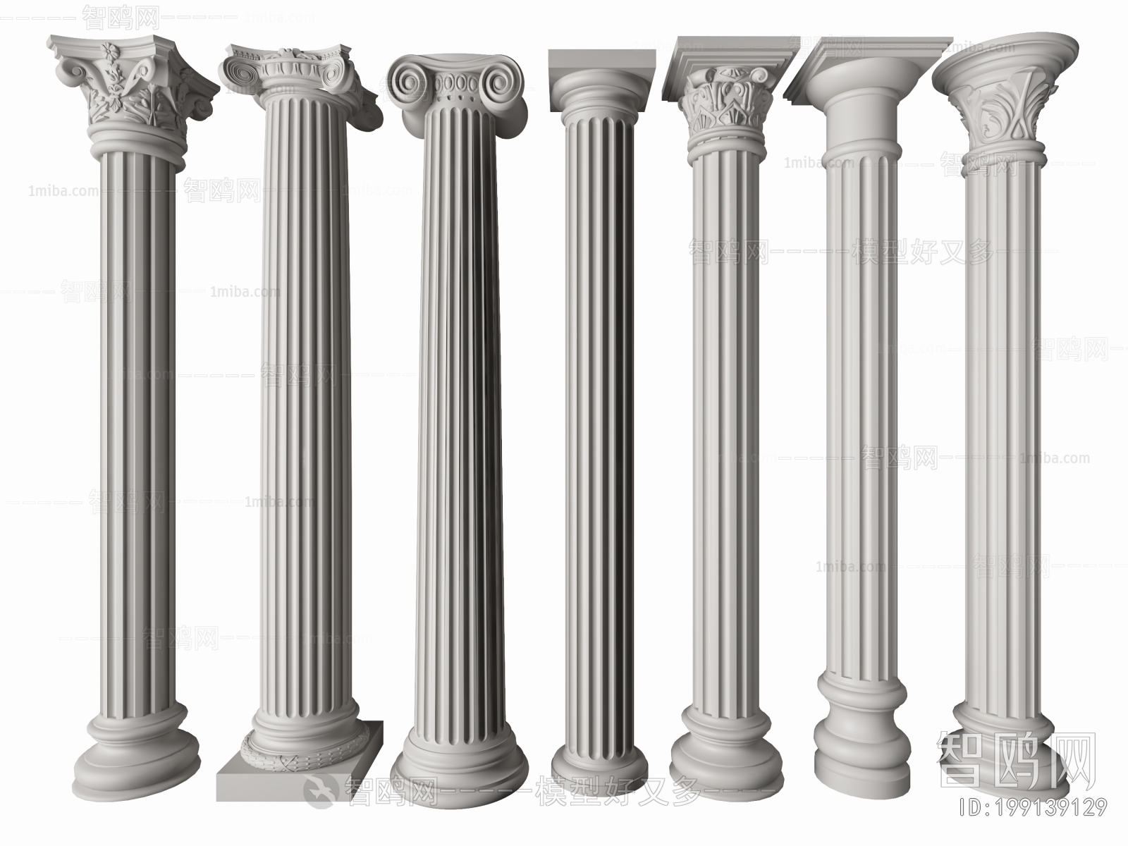 European Style Roman Pillar