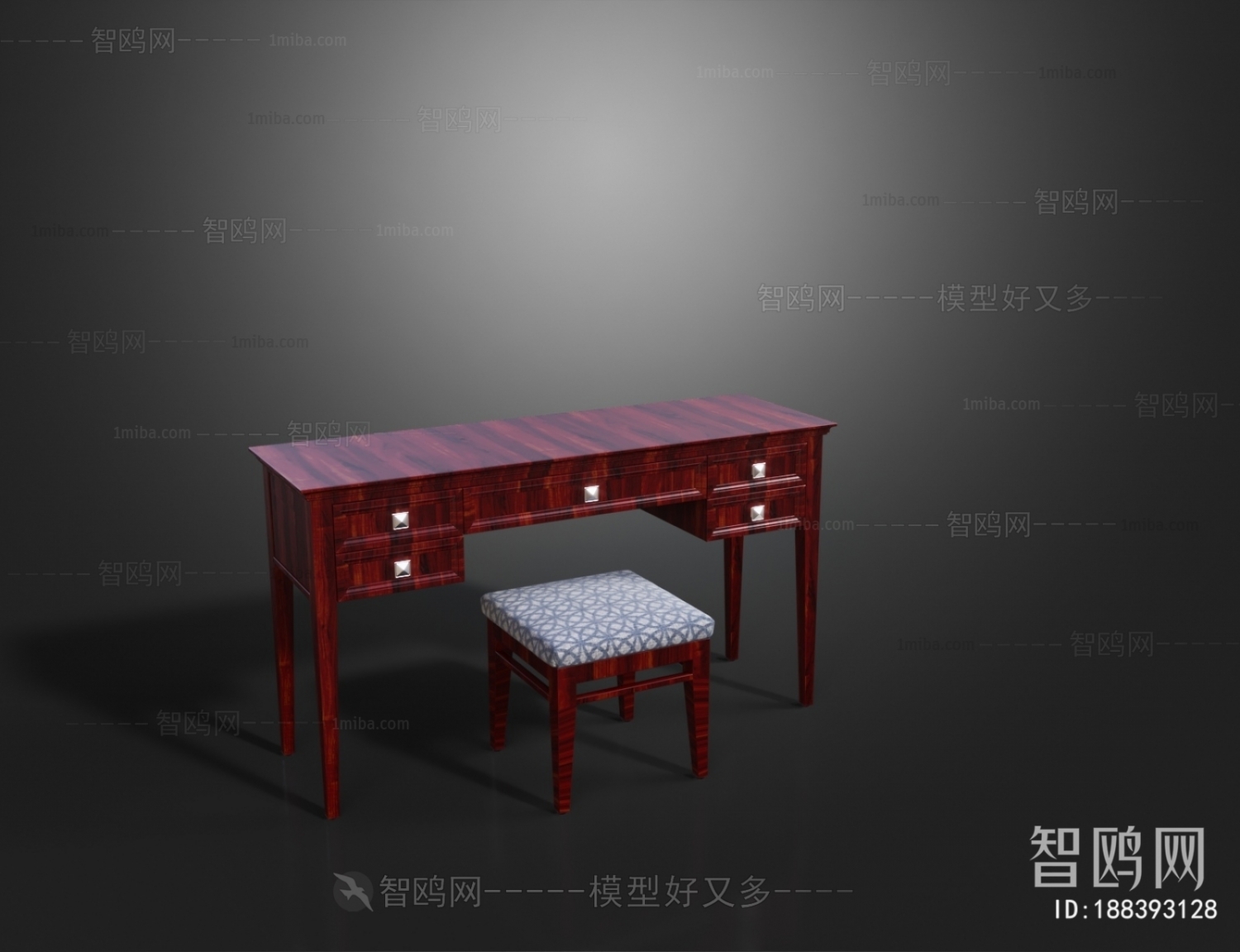 Chinese Style Computer Desk And Chair