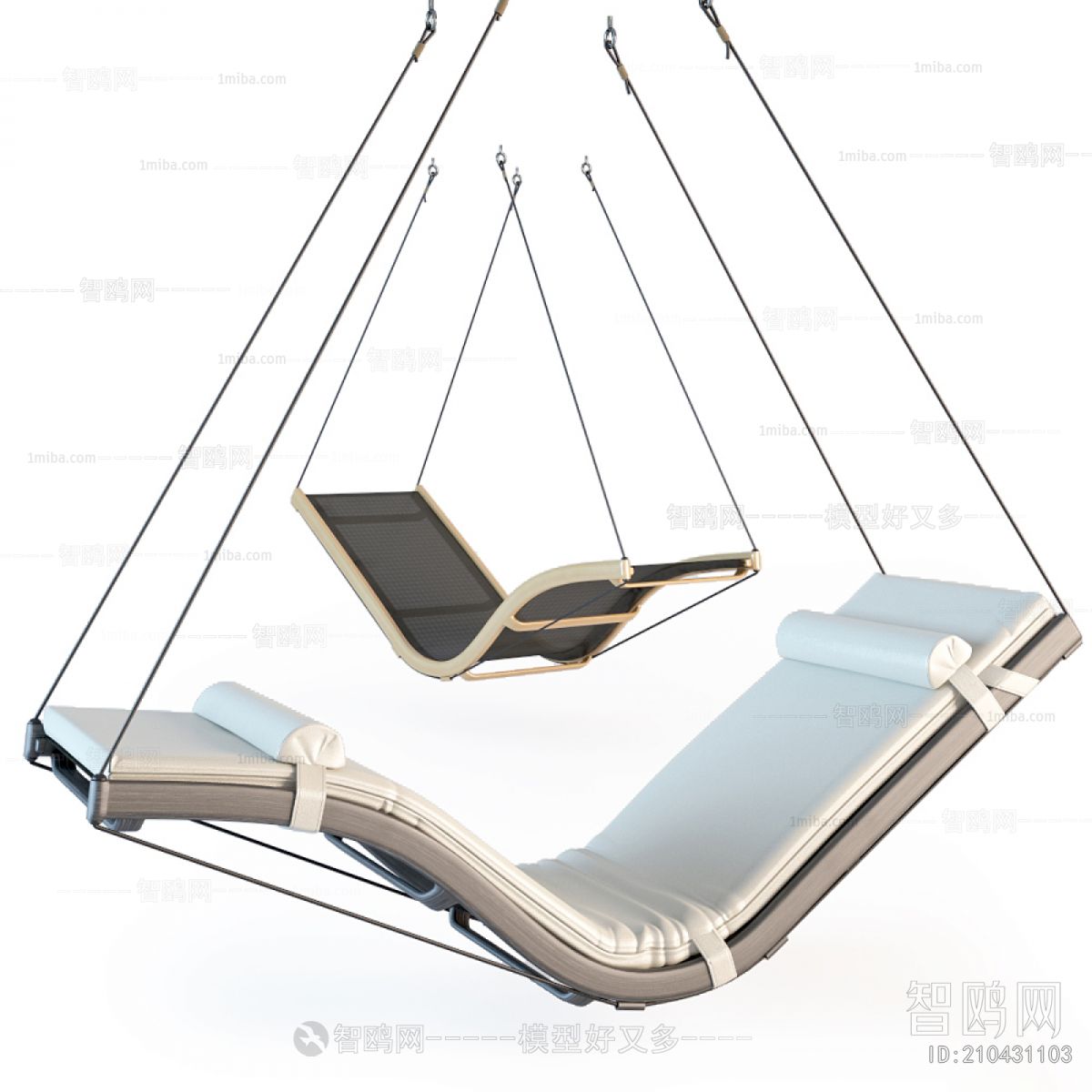 现代吊椅 躺椅