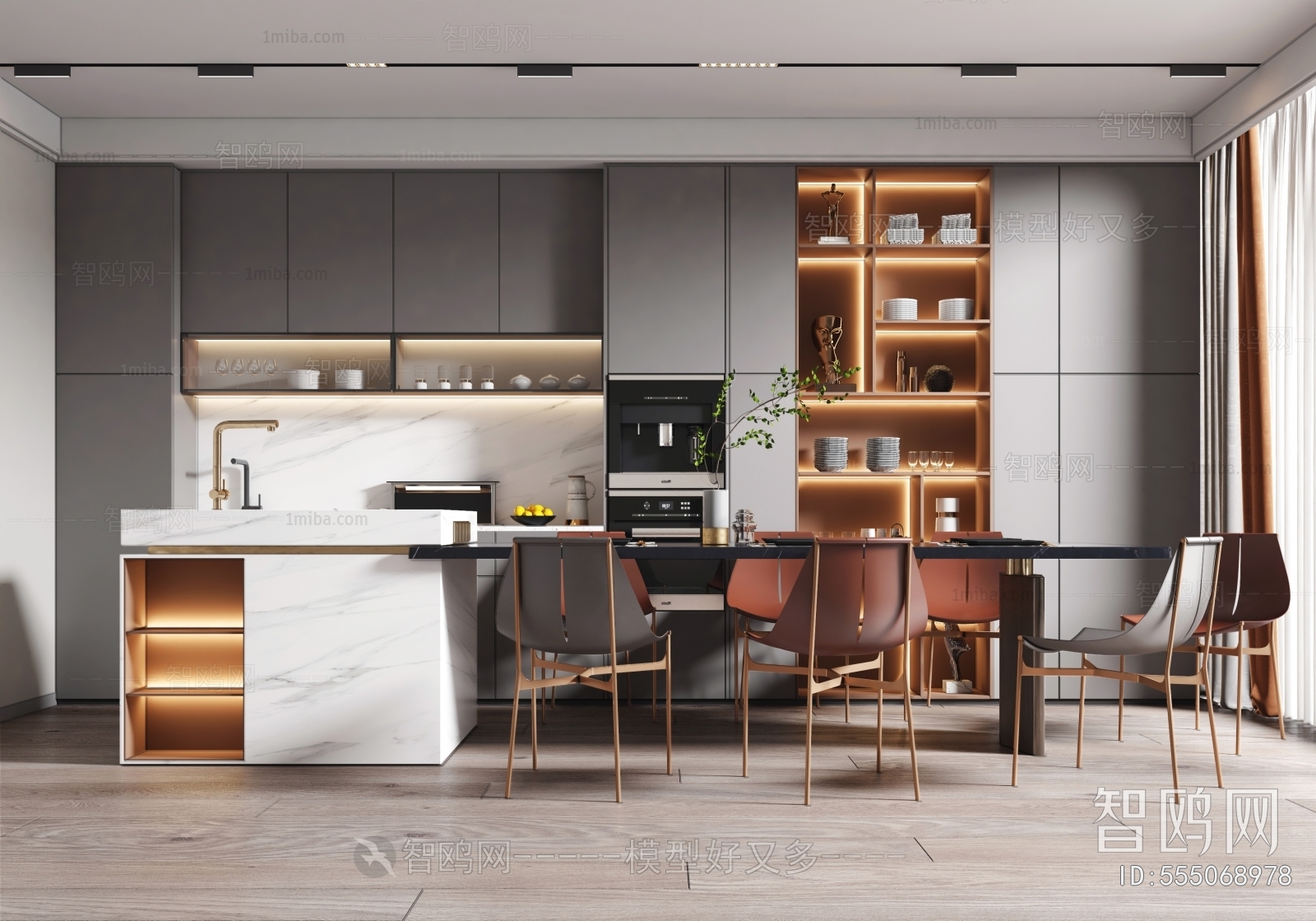 Modern Open Kitchen