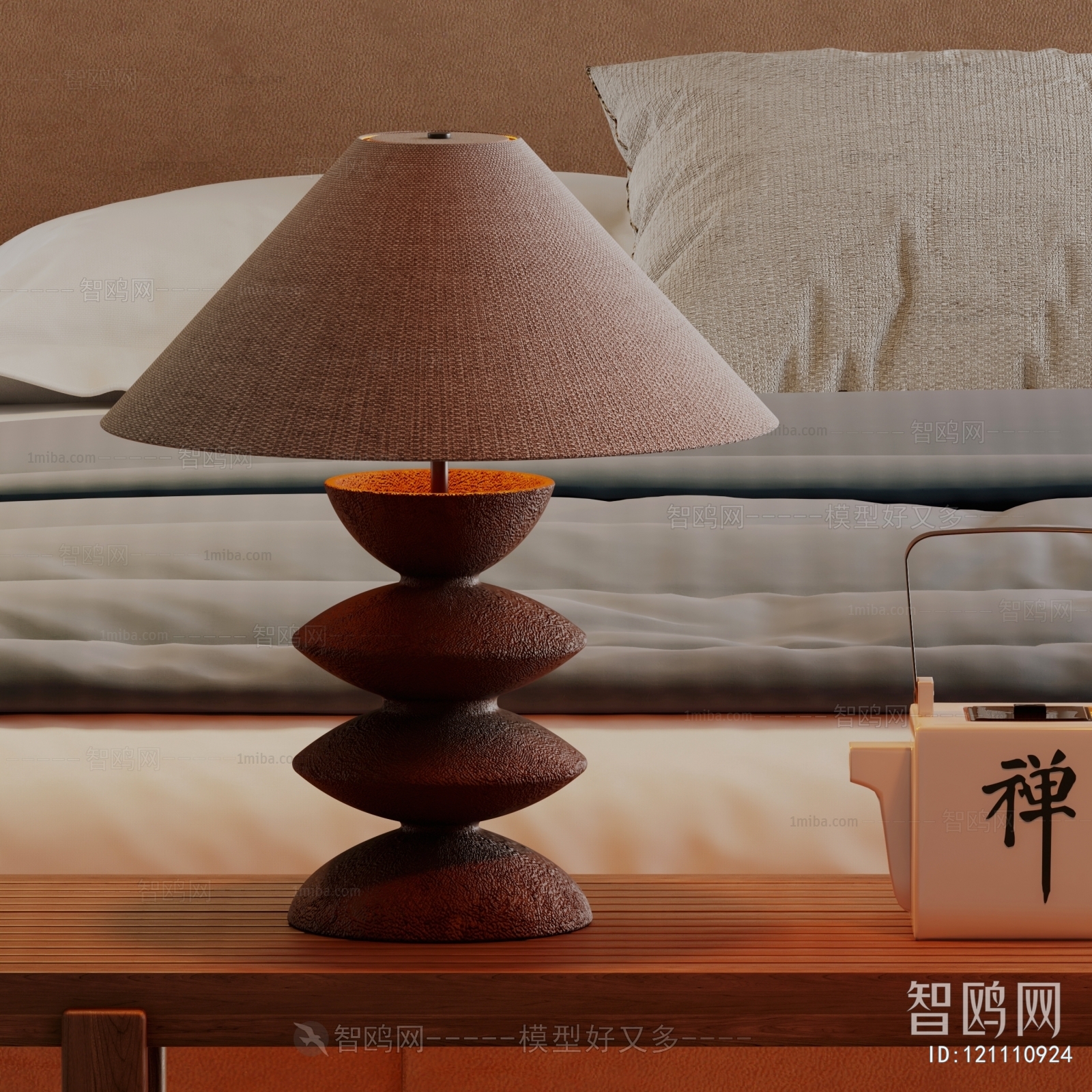 Wabi-sabi Style Table Lamp