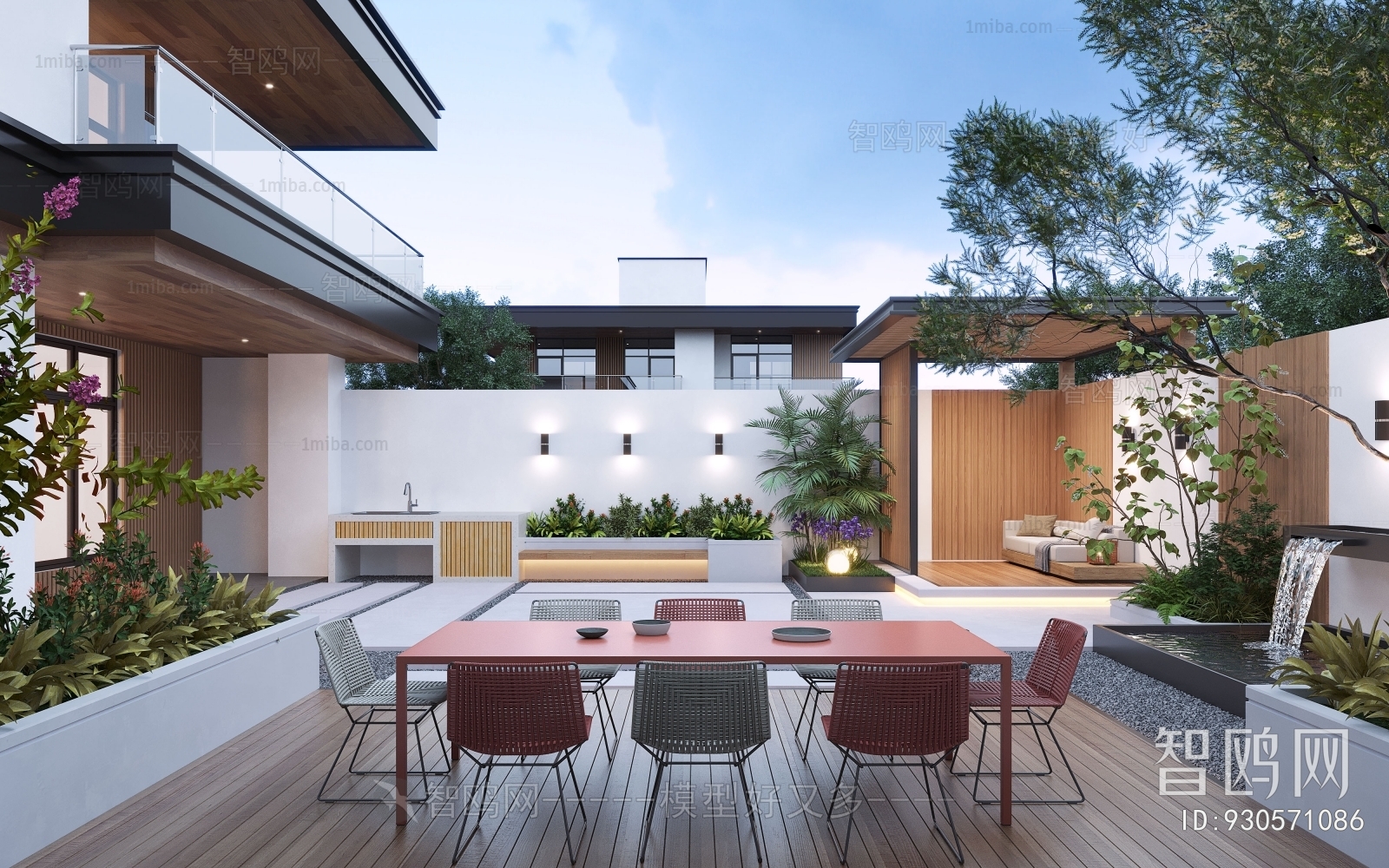 Modern Courtyard/landscape