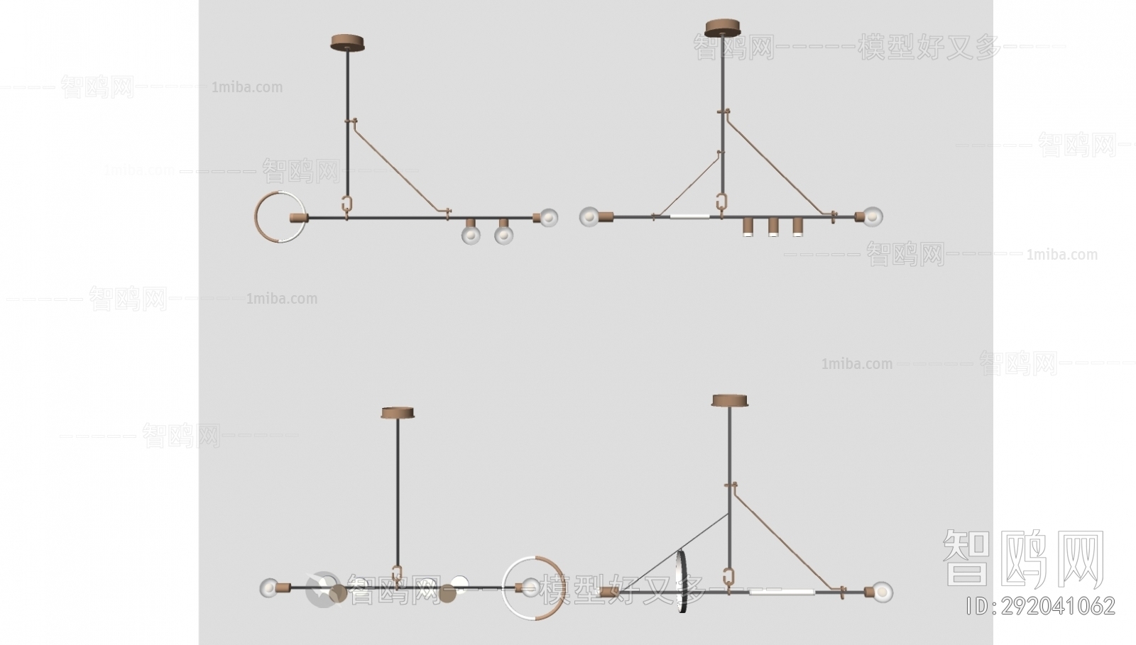 Modern Long Chandelier