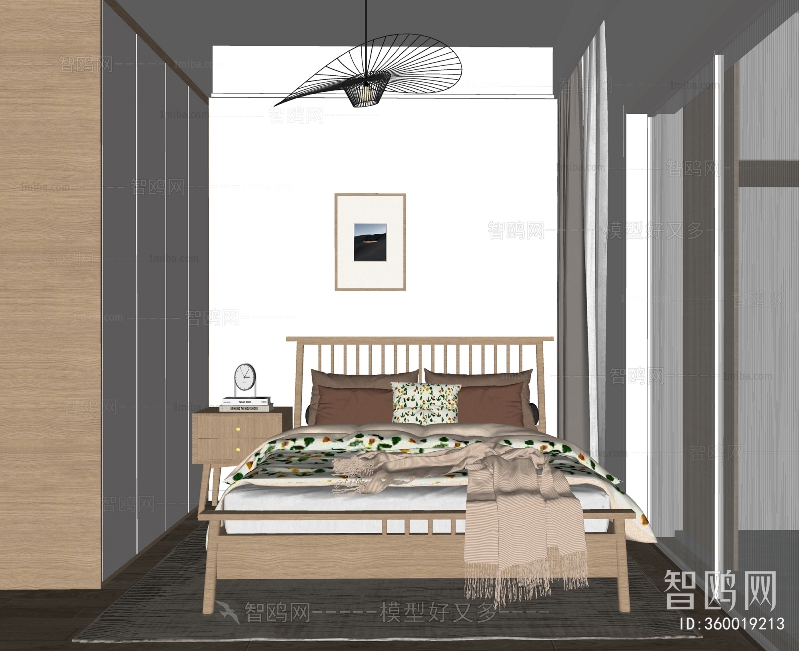 Wabi-sabi Style Bedroom