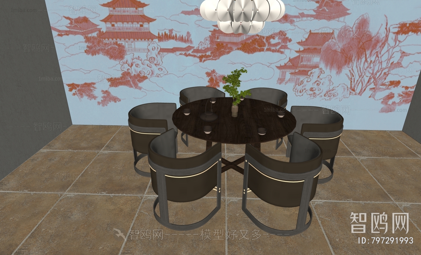 New Chinese Style Dining Table And Chairs