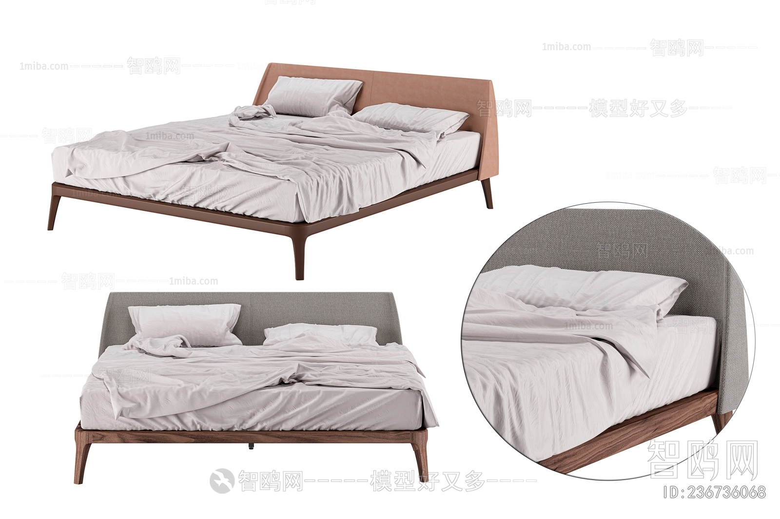 Nordic Style Double Bed