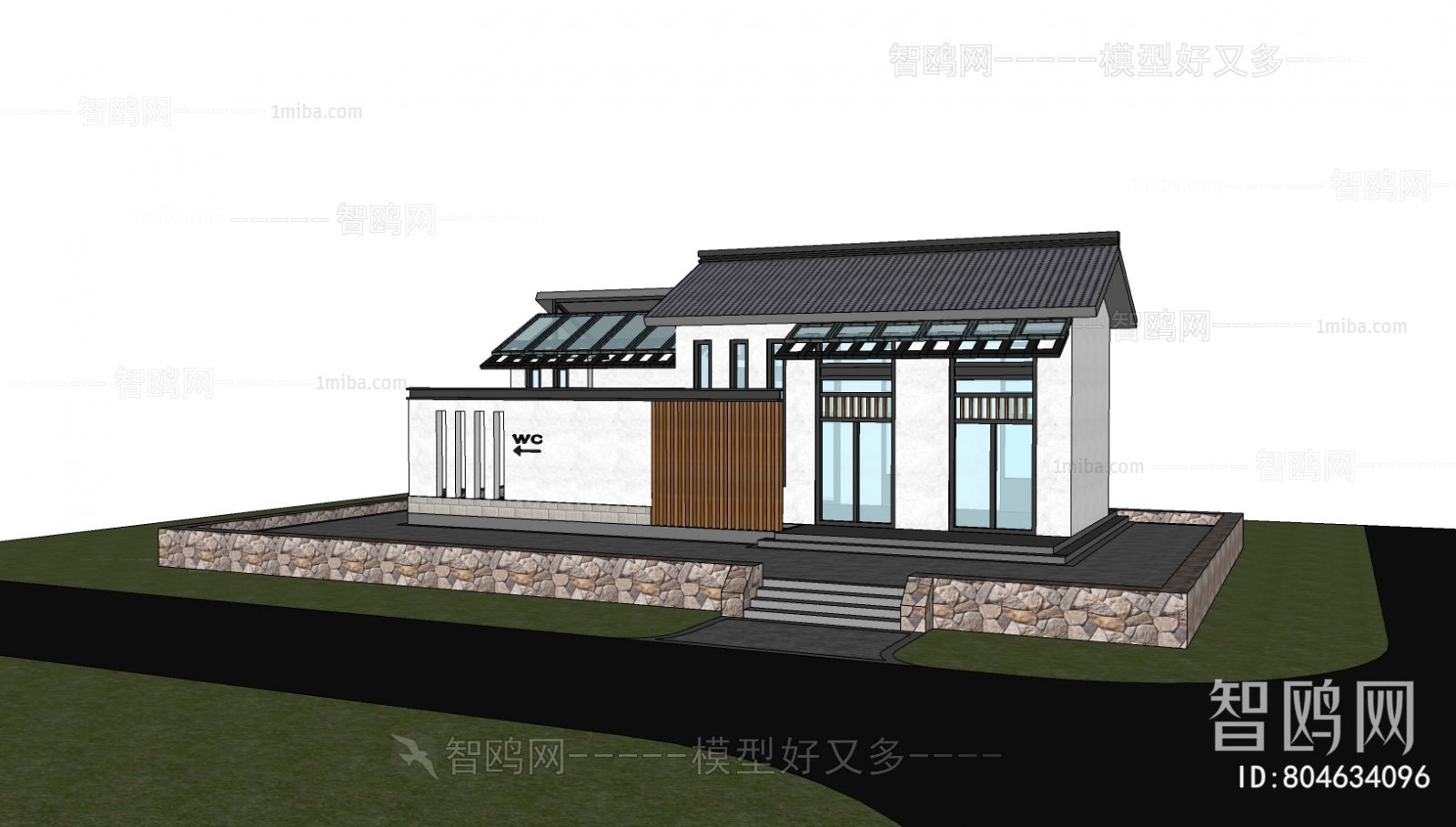 New Chinese Style Public Building