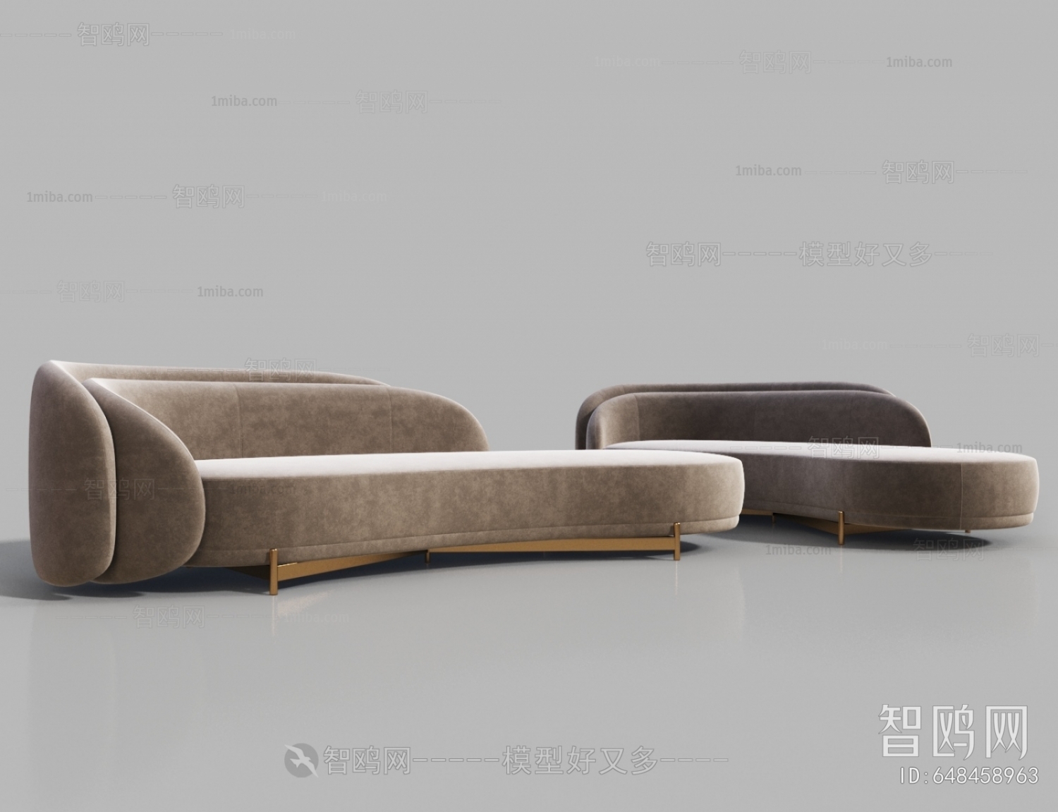 Modern Curved Sofa