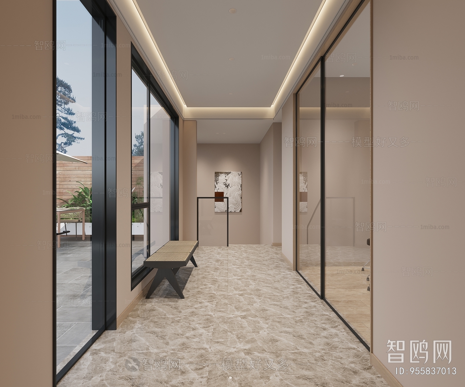 Modern Hallway