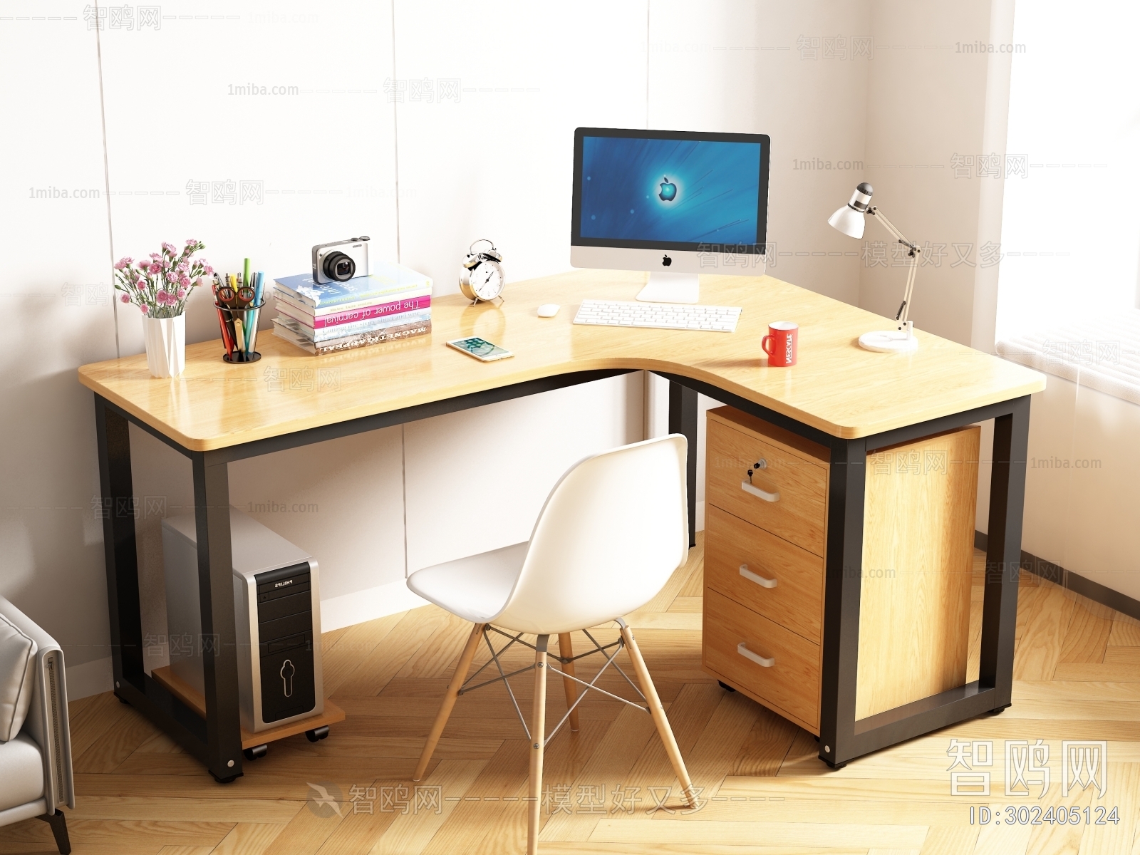 Modern Computer Desk And Chair