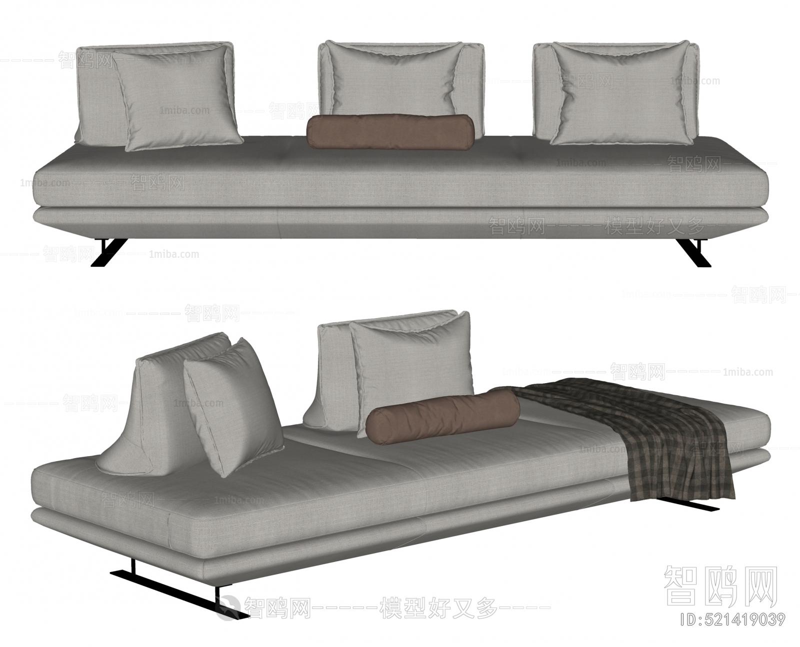 Modern Three-seat Sofa