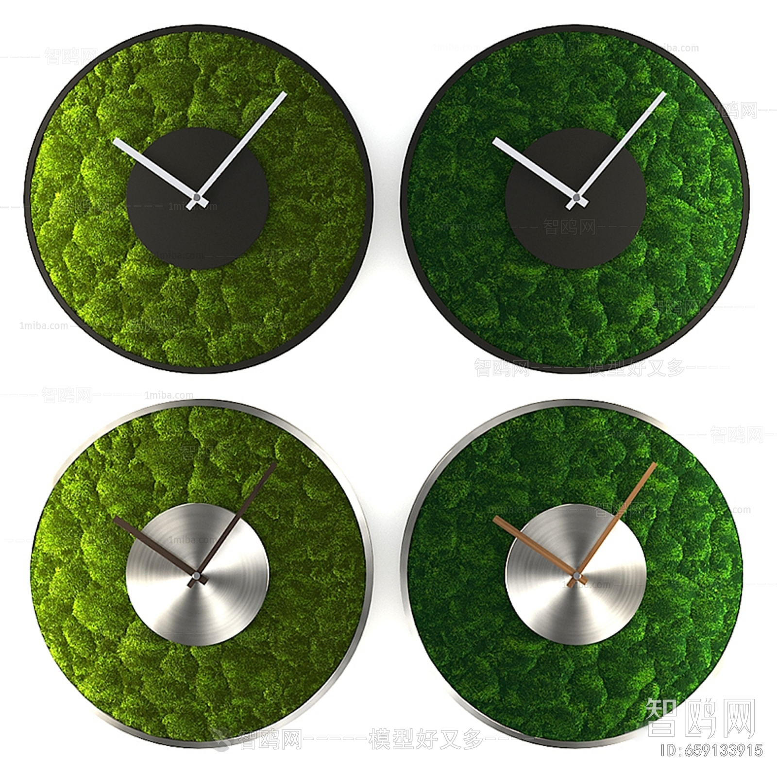 现代苔藓钟表