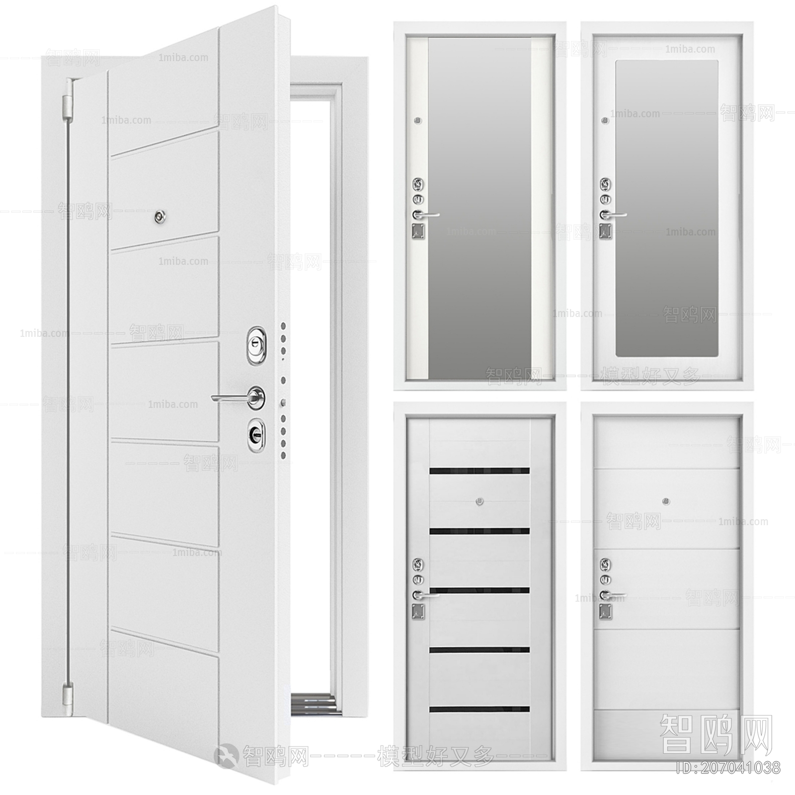 Modern Single Door